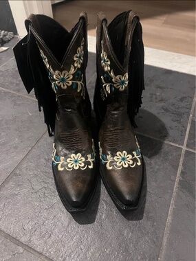 Adorable J.B. Dillon Cowboy Boots with Tassels
